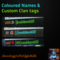 BO3 Colored Name + Custom Clan Tag PS4/PS5 – Full Customization Service